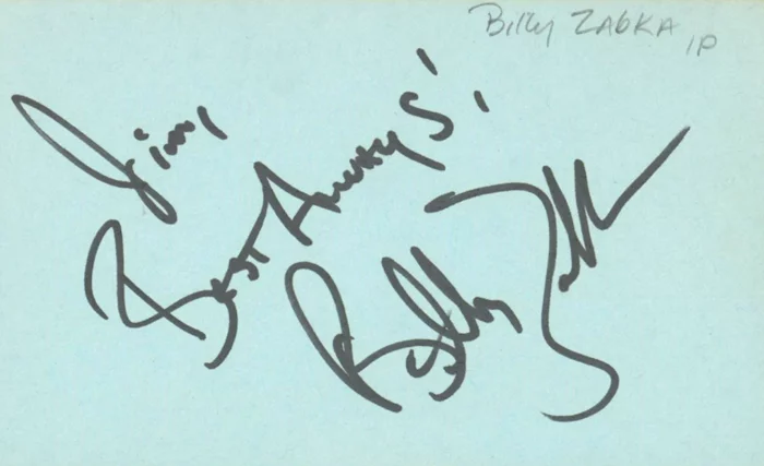 William Zabka autograph