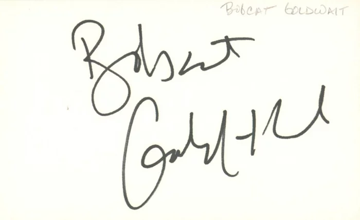 Bobcat Goldthwait autograph