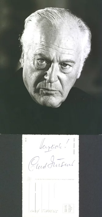 Curd Jurgens autograph