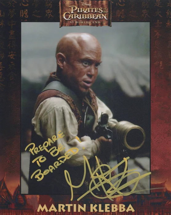 Martin Klebba autograph