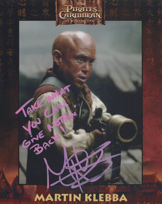Martin Klebba autograph