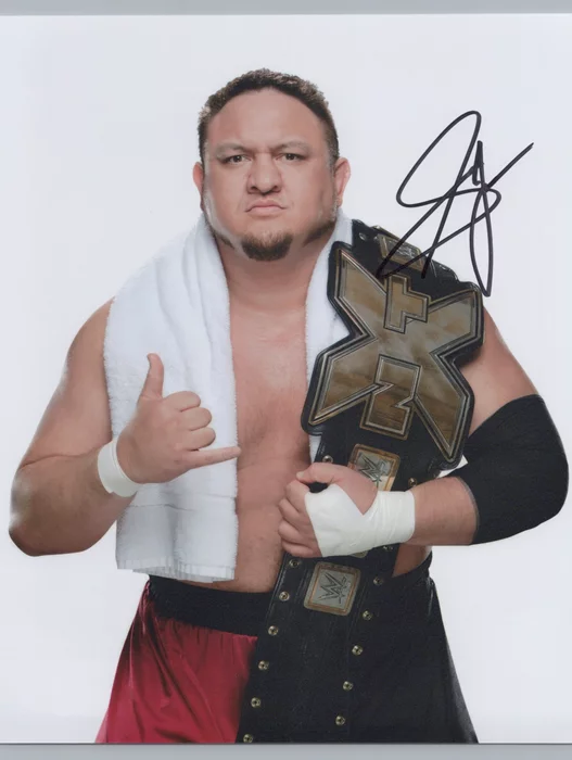 Samoa Joe autograph
