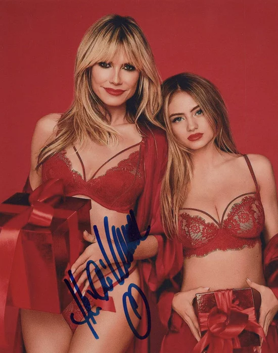 Heidi Klum autograph