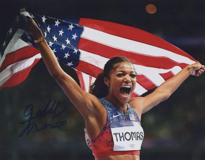 Gabby Thomas autograph