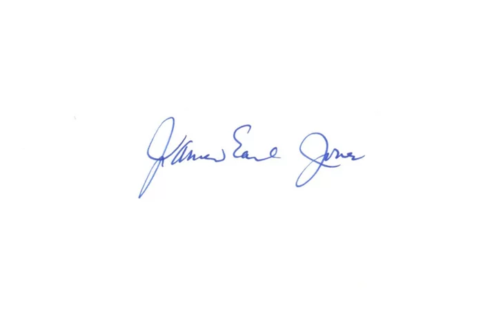 James Earl Jones autograph