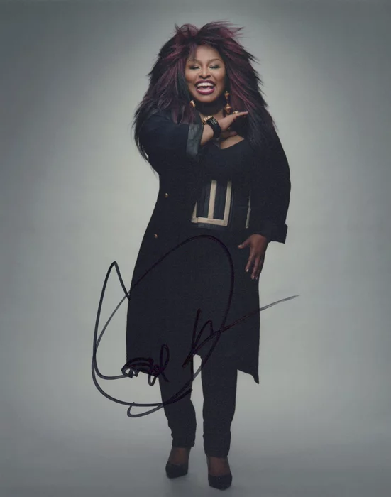 Chaka Khan autograph