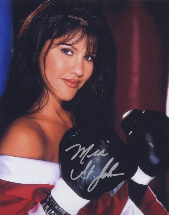 Mia St. John autograph