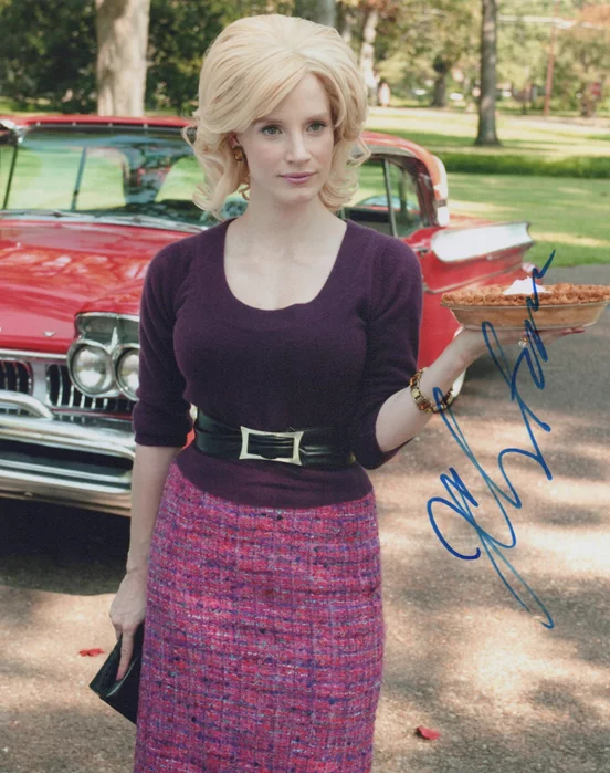 Jessica Chastain autograph