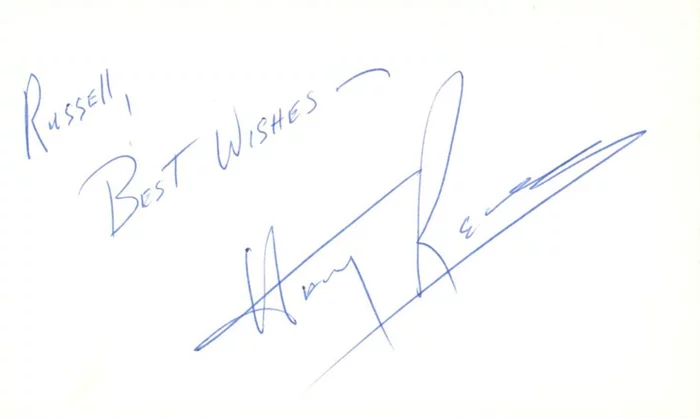 Harry Reems autograph