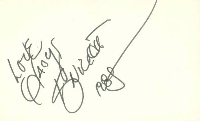 Gladys Knight autograph