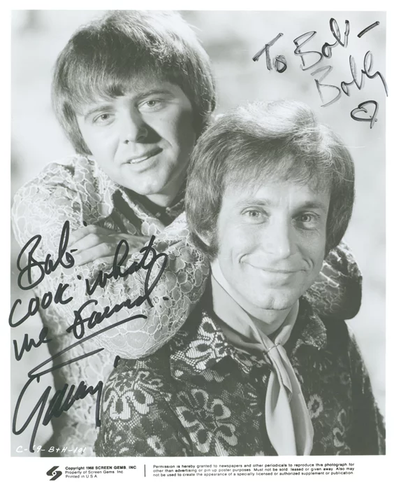 Boyce and Hart autograph