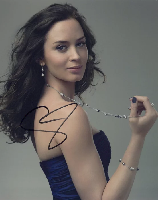 Emily Blunt autograph
