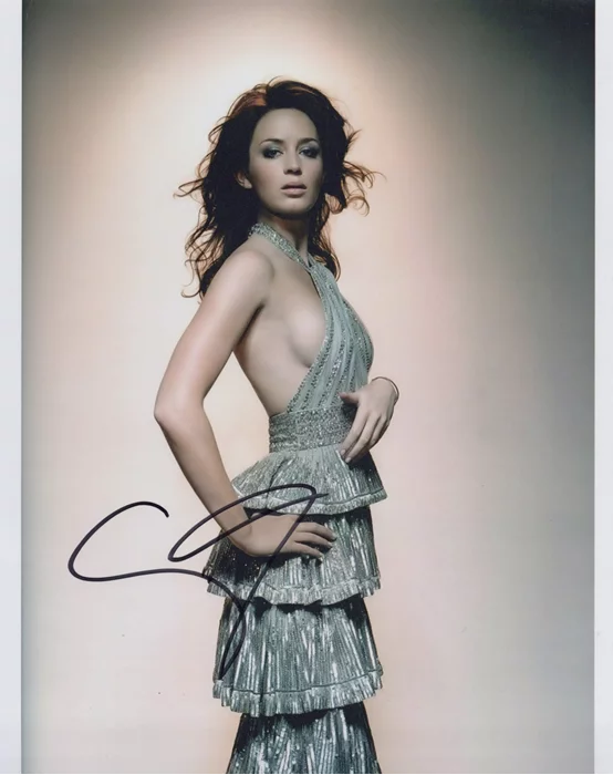 Emily Blunt autograph