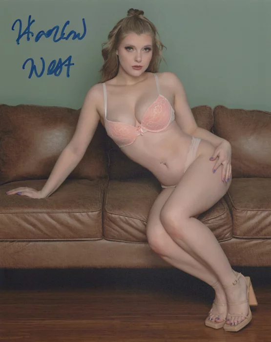 Harlow West autograph