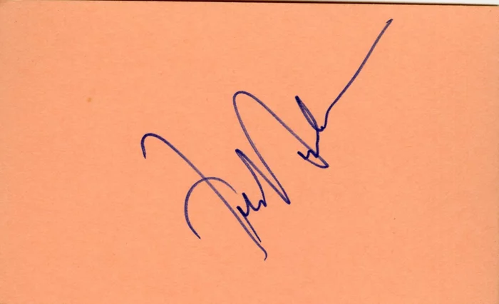 Frankie Avalon autograph