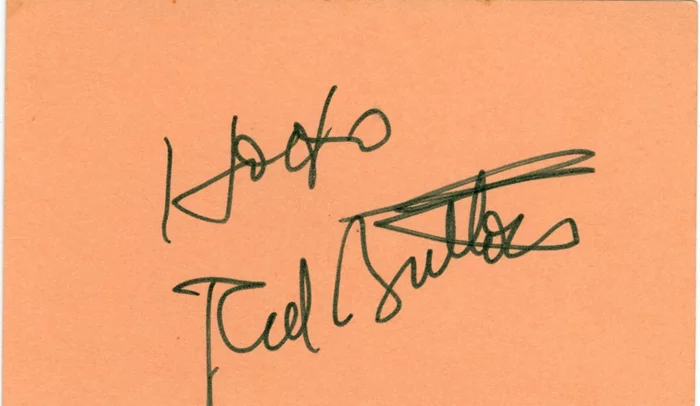 Red Buttons autograph