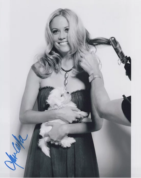 Claire Coffee autograph