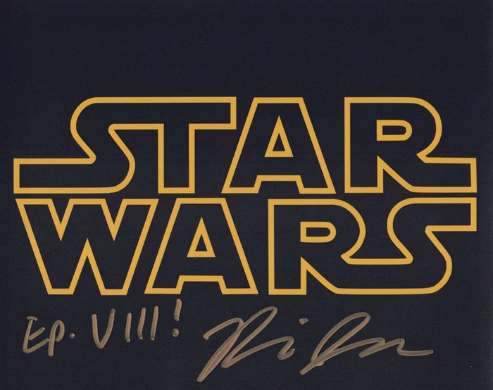 Rian Johnson autograph
