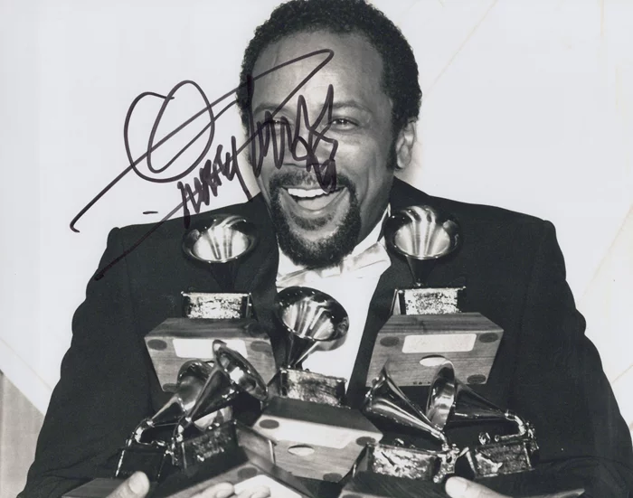 Quincy Jones autograph