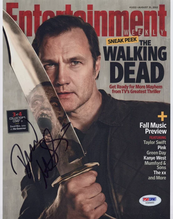 David Morrissey autograph