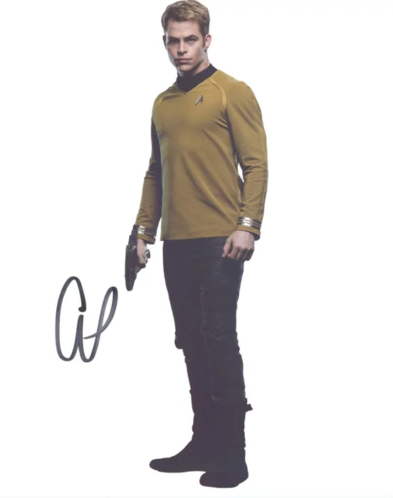 Chris Pine autograph