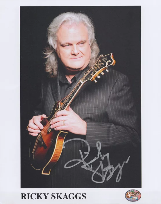 Ricky Skaggs autograph