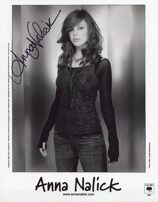 Anna Nalick autograph