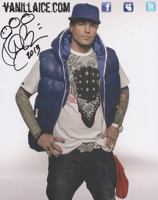 Vanilla Ice autograph