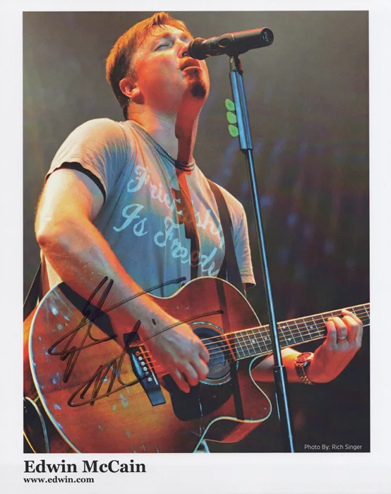 Edwin McCain autograph