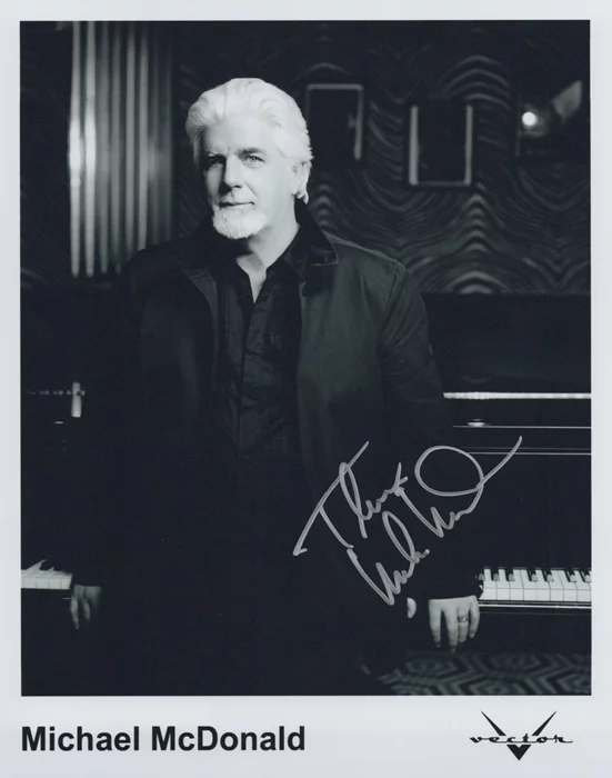 Michael McDonald autograph