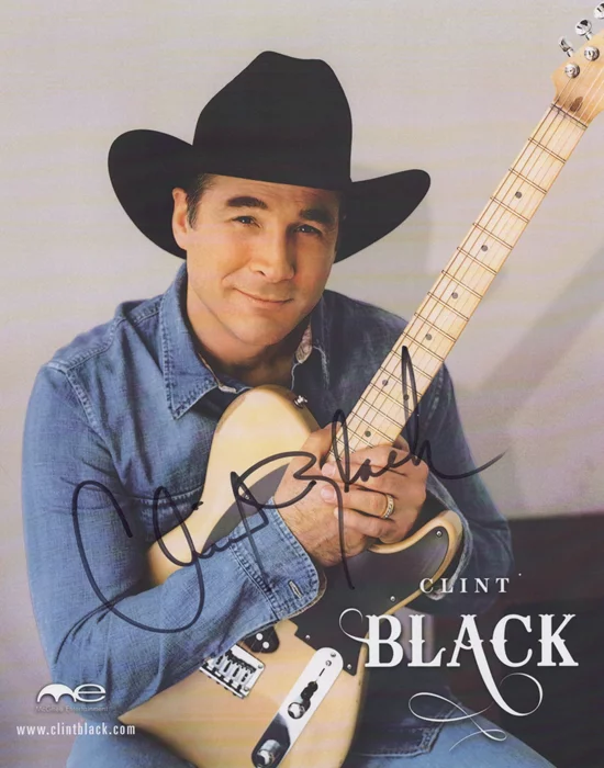 Clint Black autograph