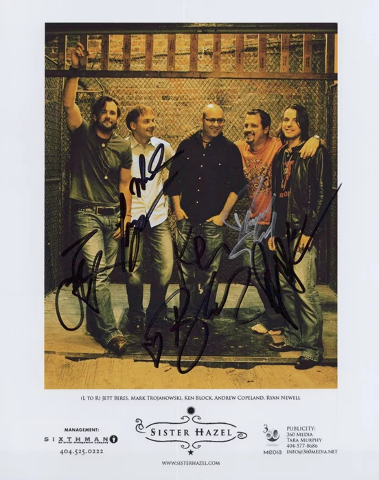 Sister Hazel autograph