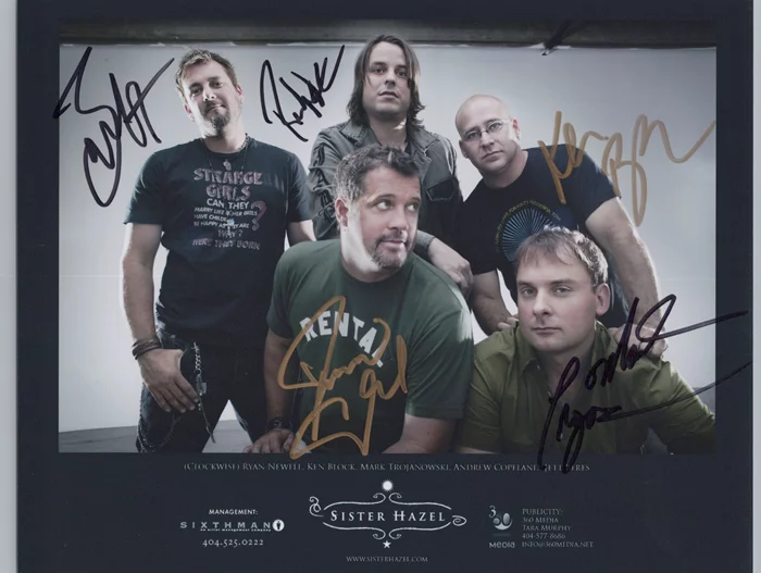 Sister Hazel autograph