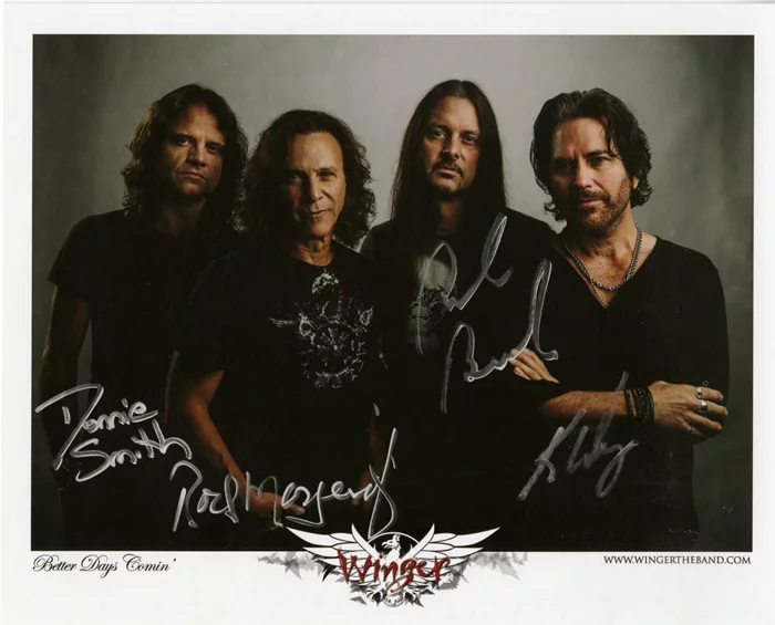 Winger autograph