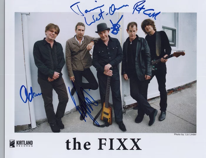 The Fixx autograph