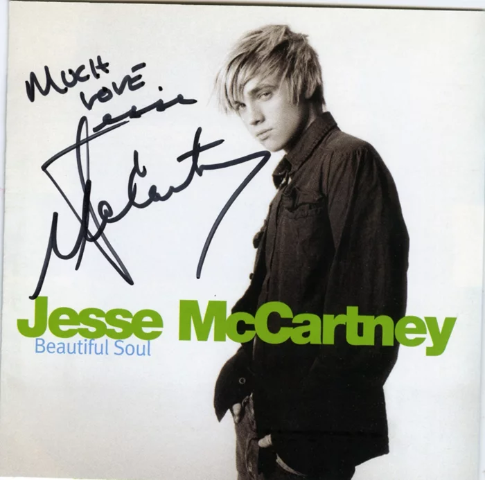 Jesse McCartney autograph