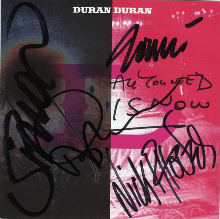 Duran Duran autograph