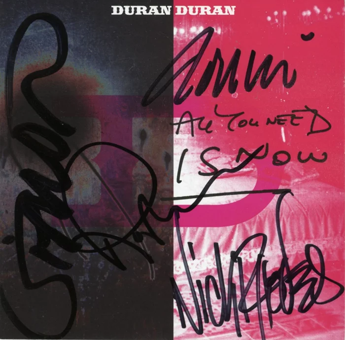 Duran Duran autograph