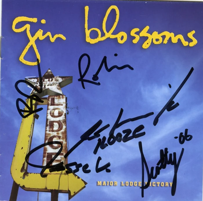 Gin Blossoms autograph