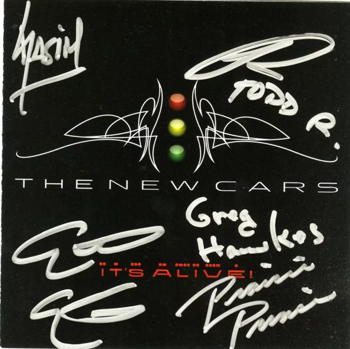 The New Cars autograph