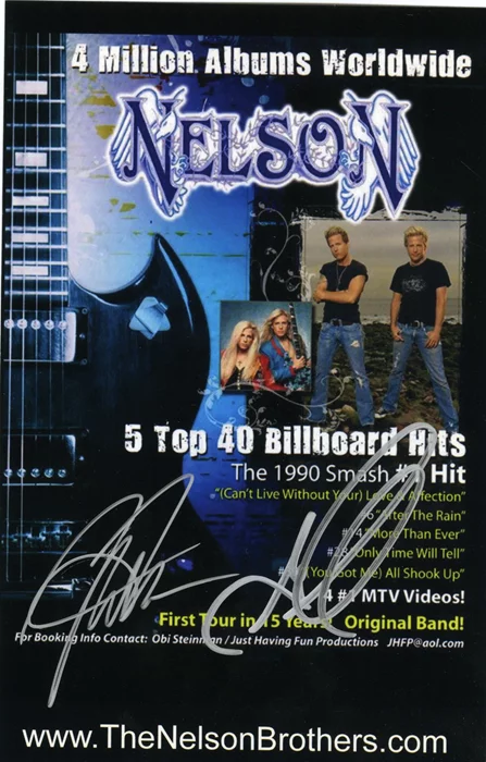 Nelson autograph