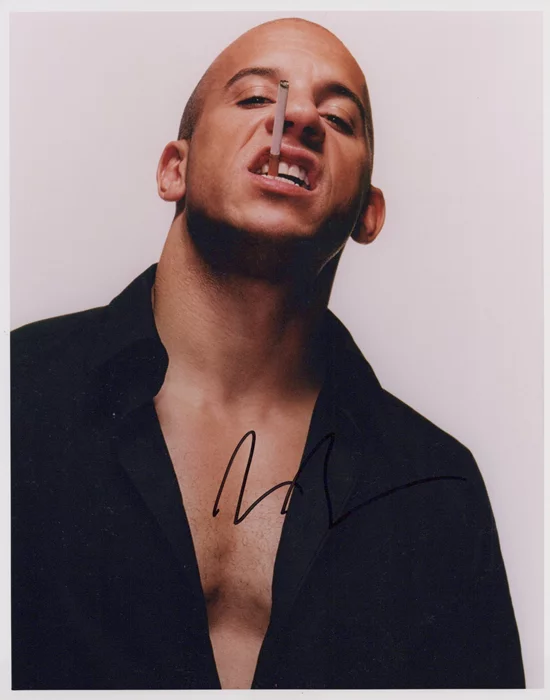 Vin Diesel autograph