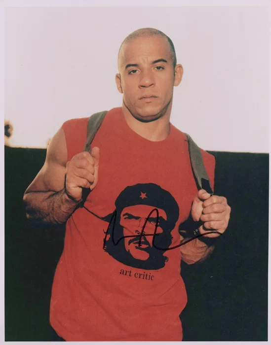 Vin Diesel autograph