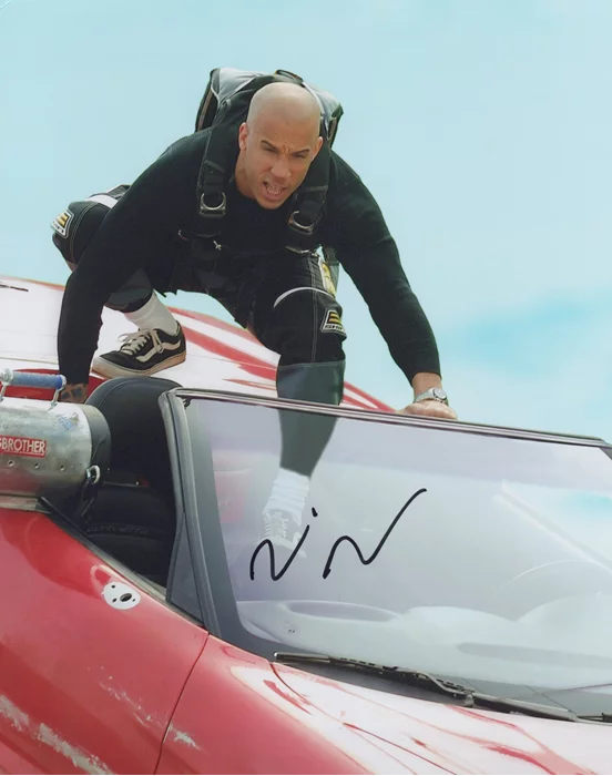 Vin Diesel autograph