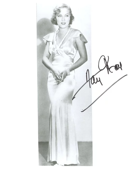 Fay Wray autograph