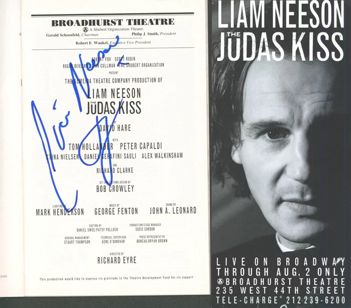 Liam Neeson autograph