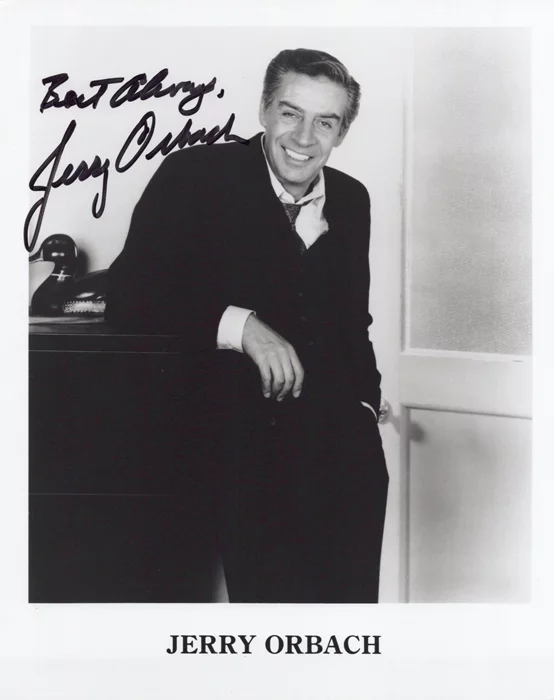 Jerry Orbach autograph