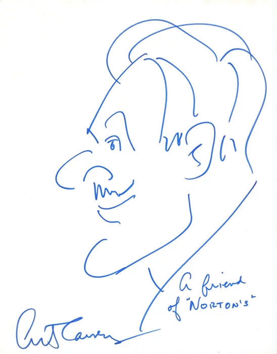 Art Carney autograph