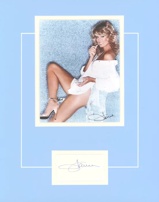 Farrah Fawcett autograph