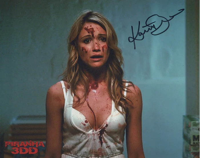 Katrina Bowden autograph